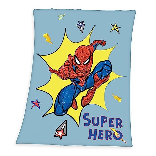 Herding Fleecedecke Spiderman, 130 x 170 cm, 100% Polyester, Fleece von Klaus Herding GmbH