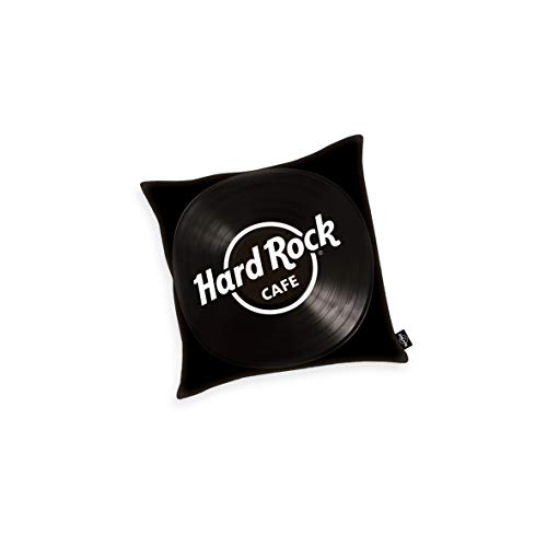 Herding HARD ROCK Dekokissen, Wendemotiv, Original Hard Rock Café Lizenz, 40 x 40 cm, Schwarz/Weiß von Klaus Herding GmbH