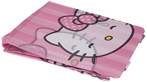 Herding Hello Kitty Vorhang, Polyester, Rosa/Schwarz, 140 x 175 cm von Klaus Herding GmbH