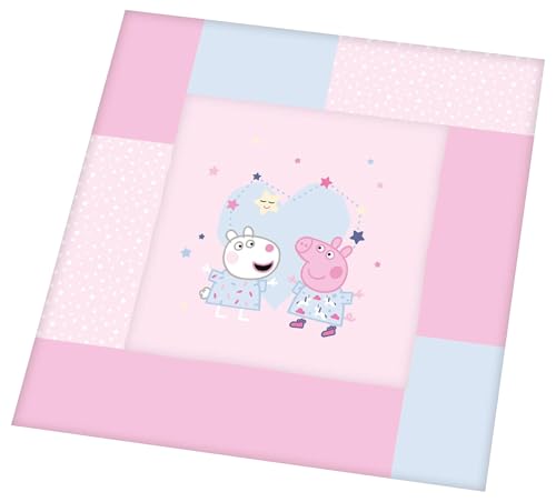 Herding Krabbeldecke Peppa Pig, Polyester, Rosa, 115 x 115 cm Herding Krabbeldecke Peppa Pig, Polyester, Rosa, 115 x 115 cm von Herding