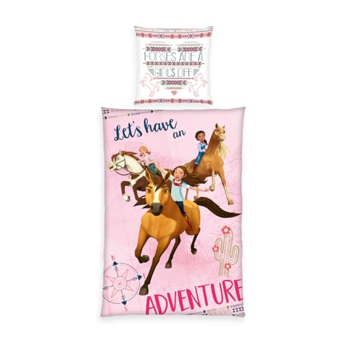 Herding Bettwäsche Spirit, Kopfkissenbezug ca. 80 x 80 cm, Bettbezug ca. 135 x 200 cm, mit praktischer Knopfleiste, 100% Baumwolle Herding Bettwäsche Spirit, Kopfkissenbezug ca. 80 x 80 cm, Bettbezug ca. 135 x 200 cm, mit praktischer Knopfleiste, 100% Baumwolle von Herding