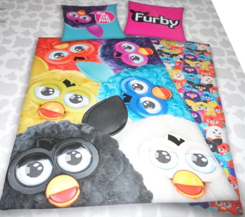 Herding Furby a Mind of its own Bettwäsche, 1 x Kissenbezug 80 x 80 cm und 1 x Bettbezug 135 x 200 cm, 100% Baumwolle mit Reißverschluss von Herding