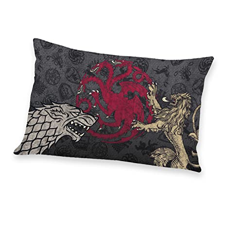 Game of Thrones Soft Velboa Kissen, 30x50 cm, 100% Polyester von Klaus Herding GmbH