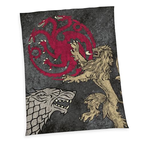Game of Thrones Wellsoft-Flauschdecke, 150x200 cm, 100% Polyester, Wellsoft Game of Thrones Wellsoft-Flauschdecke, 150x200 cm, 100% Polyester, Wellsoft von Herding