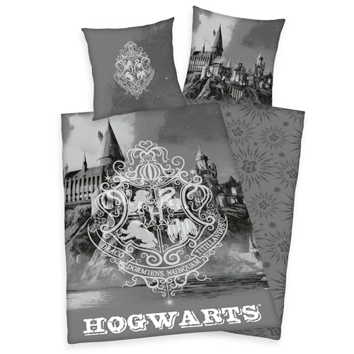 Klaus Herding GmbH Harry Potter Wende Bettwäsche Hogwarts 2tlg 135 x 200 cm 80 x 80 cm von Klaus Herding GmbH