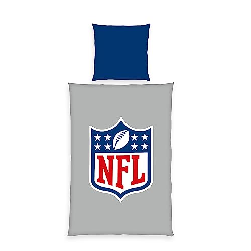 Herding Bettwäsche-Set NFL, Kopfkissenbezug 80 x 80 cm, Bettbezug 135 x 200 cm, Mit leichtläufigem Reißverschluss, Baumwolle/Renforcé Herding Bettwäsche-Set NFL, Kopfkissenbezug 80 x 80 cm, Bettbezug 135 x 200 cm, Mit leichtläufigem Reißverschluss, Baumwolle/Renforcé von Herding