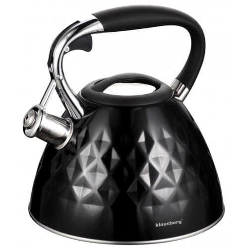 Klausberg WASSERKESSEL 3L MIT Pfeife KB-7455 Flötenkessel Wasserkocher von Klausberg