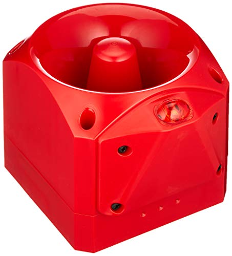 Klaxon Signals END-6001 Nexus Puls High Output Sounder Beacon, rot/rot, 105 dB(A), 17-60 VDC, 50 mA Sounder Current, 70 mA Leuchtstrom von Klaxon Signals