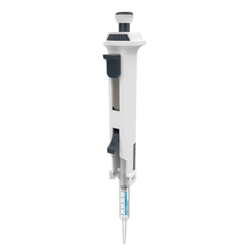 Kleagary Durchgehender Spender Laborpipette Einstellbarer manueller Spender mit Spitze 5ml von Kleagary