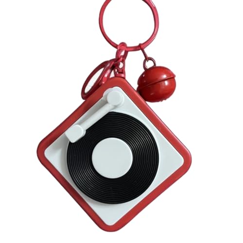 Kleagary Mini Retro Tape Recorder Keychain Portable Keychain Retro Tape Recorder Couple's Gift Keychain Mini Recordable Red Kleagary Mini Retro Tape Recorder Keychain Portable Keychain Retro Tape Recorder Couple's Gift Keychain Mini Recordable Red von Kleagary