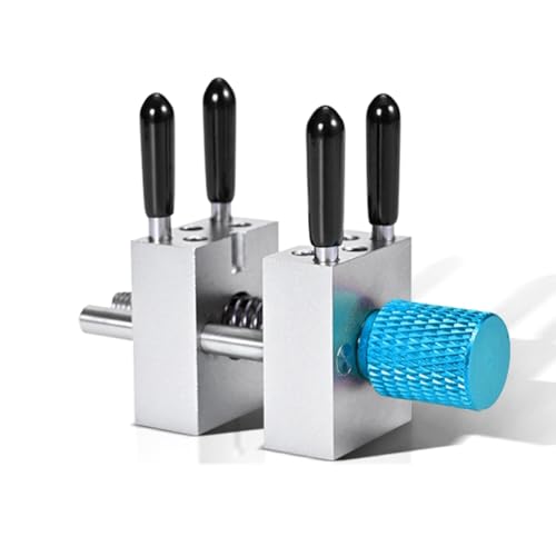 Kleagary Modellklemme Handheld Mini Tisch Hochpräzise Split Bench Vise Nahtloses Klemmen Modellbau Bauwerkzeug Blau von Kleagary