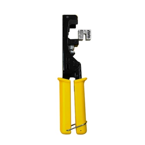 Kleagary RJ45 Netzwerkknoten Crimpzange mit Haken Netzwerkkabel Modul Crimpzange Drahtschneider mit Cat5E Cat6 180° von Kleagary