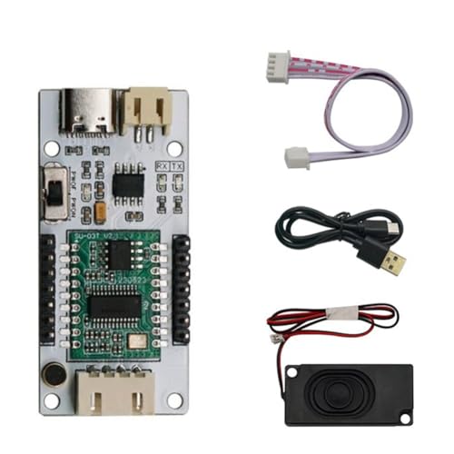 Kleagary Spracherkennungssensor-Modul, chinesische/englische Spracherkennung, USB auf UART-Modul, integrierte Niederspannungserkennung von Kleagary