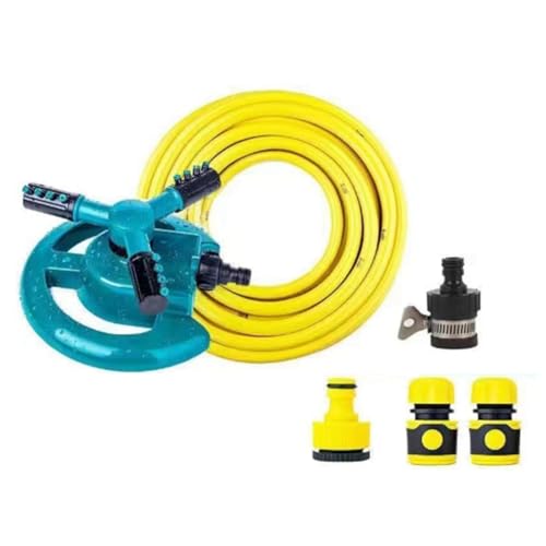 Kleagary Sprinkler für Hof, Rasensprenger mit 360-Grad-Drehung 3-Arm-Stil, Heimpflanze Automatisches Bewässerungssystem von Kleagary