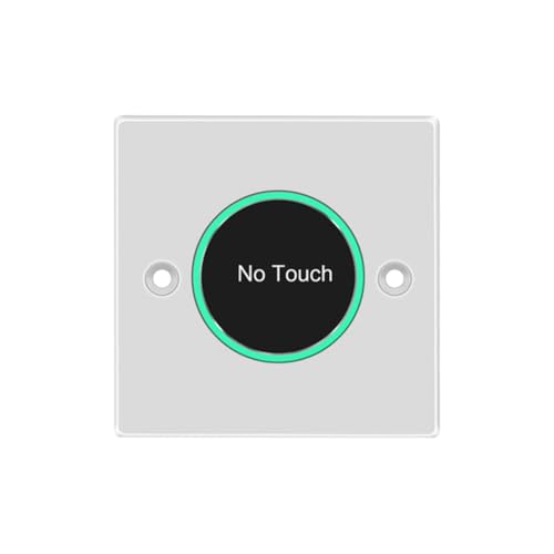 Kleagary Tuya WiFi Smart Switch Türausgang Push Release Button No Touch Infrarot Induktion für Zugangskontrolle Fernbedienung B von Kleagary