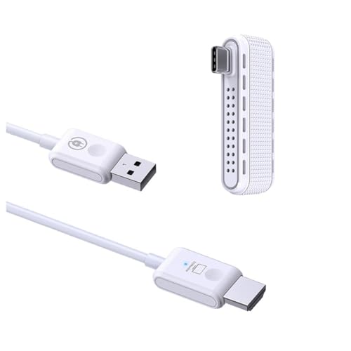 Kleagary Typ-C Wireless Transmit Display Adapter USB-C auf -kompatibles Verlängerungskabel für Telefon, Laptop, PC zu TV-Projektor von Kleagary