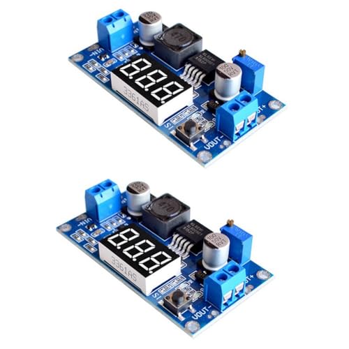 Kleagary XL6009 DC-DC Booster-Modul, verstellbares Step-Up-Boost-Konverter-Modul, DC-DC 4,5 V-32 V auf 5 V-35 V, 4 A Step-Up-Modul, 2 Stück Kleagary XL6009 DC-DC Booster-Modul, verstellbares Step-Up-Boost-Konverter-Modul, DC-DC 4,5 V-32 V auf 5 V-35 V, 4 A Step-Up-Modul, 2 Stück von Kleagary