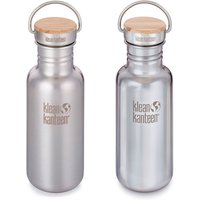 Edelstahl Trinkflasche Reflect 532ml mit Bambus Cap "Matt" von Klean Kanteen