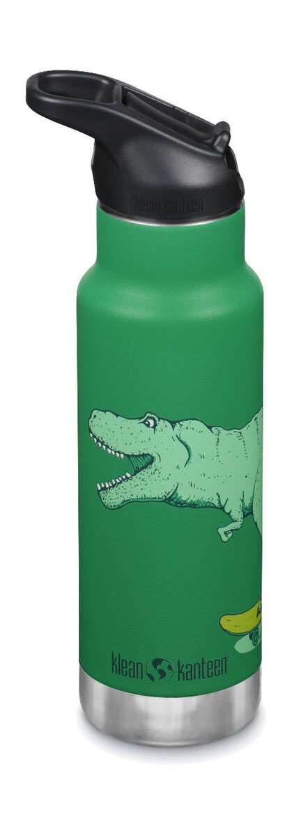 Isolierflasche 0,36 l Kid Classic Dino Skate von Klean Kanteen