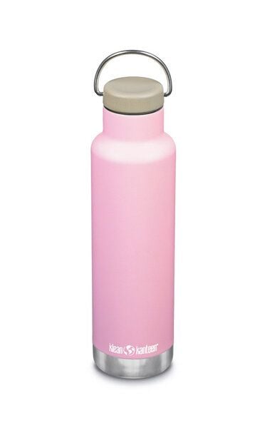 Klean Kanteen Edelstahl Isolierflasche Classic 592ml Trinkflasche mit Loop Cap von Klean Kanteen