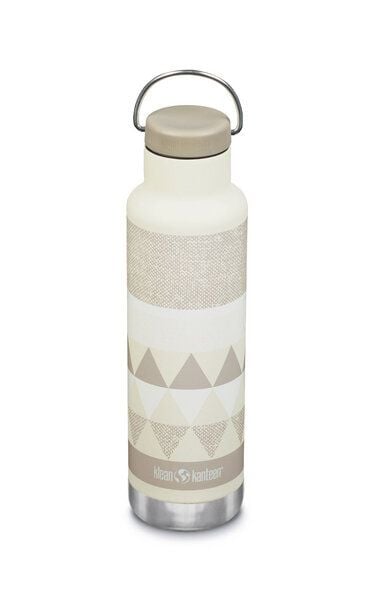 Klean Kanteen Edelstahl Isolierflasche Classic 592ml Trinkflasche mit Loop Cap von Klean Kanteen