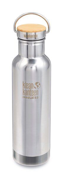 Klean Kanteen Edelstahl Isolierflasche Reflect 592ml Bambus-Schraubverschluss von Klean Kanteen