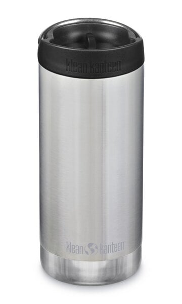 Klean Kanteen Edelstahl Isolierflasche TKWide 355ml mit Café Cap - Coffee-To-Go Becher von Klean Kanteen