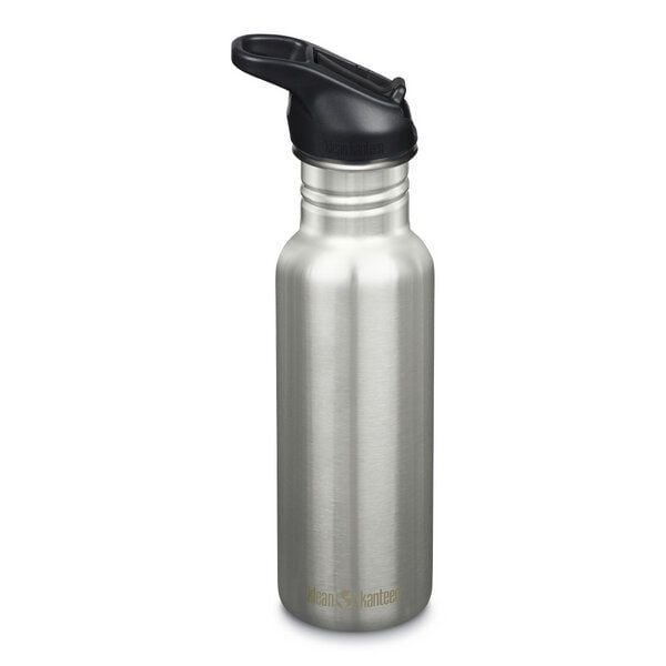 Klean Kanteen Edelstahl Trinkflasche Classic 532ml Flip Sport Cap von Klean Kanteen