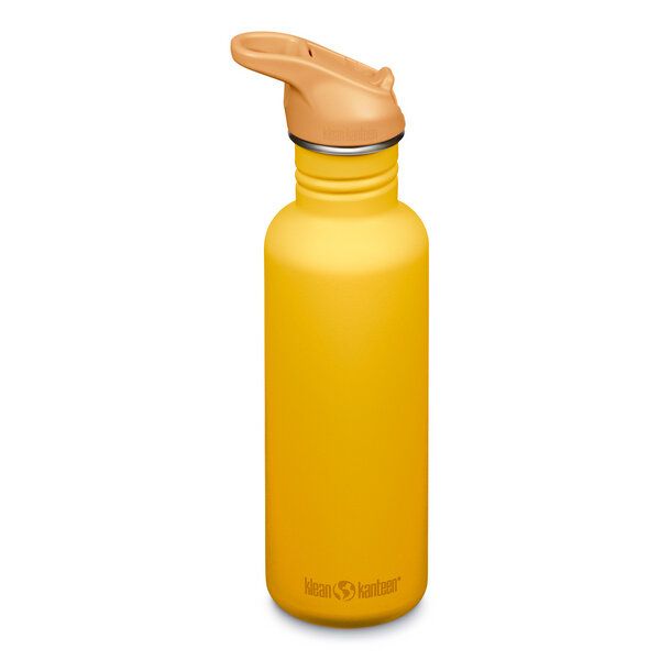 Klean Kanteen Edelstahl Trinkflasche Classic 800ml Flip Sport Cap von Klean Kanteen