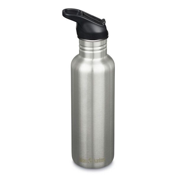 Klean Kanteen Edelstahl Trinkflasche Classic 800ml Flip Sport Cap von Klean Kanteen