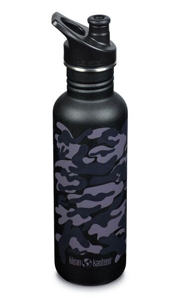 Klean Kanteen Edelstahl Trinkflasche Classic 800ml mit Sport Cap von Klean Kanteen
