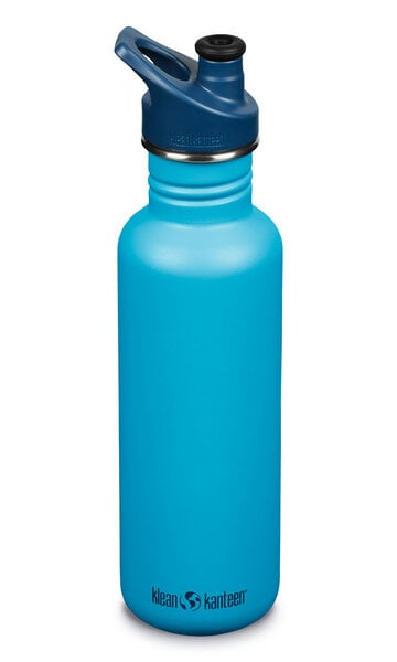 Klean Kanteen Edelstahl Trinkflasche Classic 800ml mit Sport Cap von Klean Kanteen