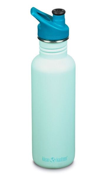 Klean Kanteen Edelstahl Trinkflasche Classic 800ml mit Sport Cap von Klean Kanteen