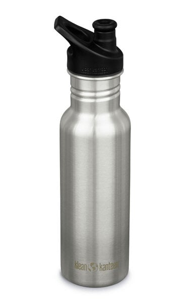 Klean Kanteen Edelstahl Trinkflasche Classic Narrow 532ml mit Sport Cap von Klean Kanteen