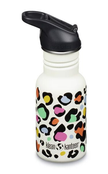 Klean Kanteen Edelstahl Trinkflasche Kid Classic 355ml Flip Sport Cap von Klean Kanteen