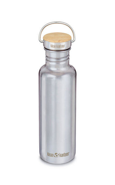 Klean Kanteen Edelstahl Trinkflasche Reflect 532ml / 800ml mit Bamboo Cap von Klean Kanteen