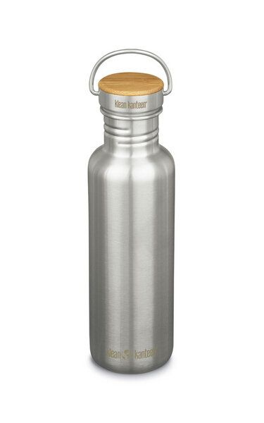 Klean Kanteen Edelstahl Trinkflasche Reflect 532ml / 800ml mit Bamboo Cap von Klean Kanteen