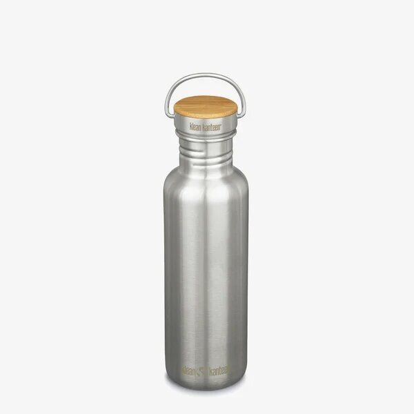 Klean Kanteen Edelstahl Trinkflasche Reflect 800ml mit Bambus Cap von Klean Kanteen