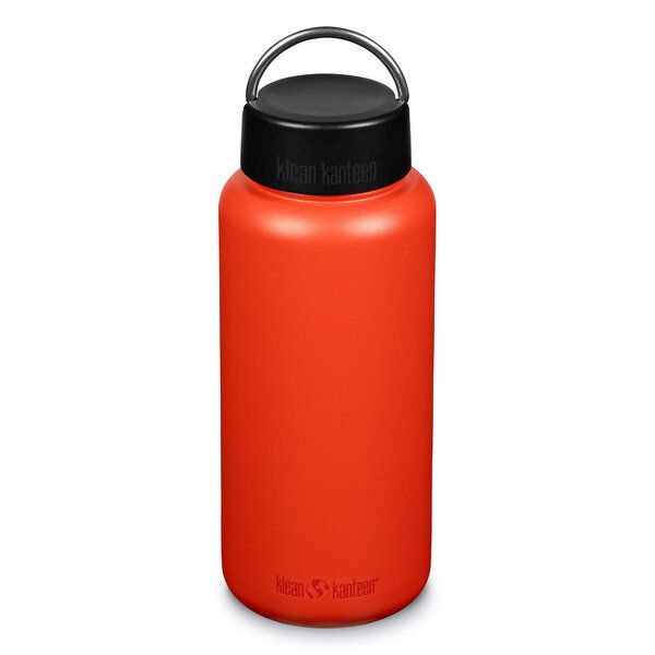 Klean Kanteen Edelstahl Trinkflasche Wide 1182ml Wide Loop Cap von Klean Kanteen