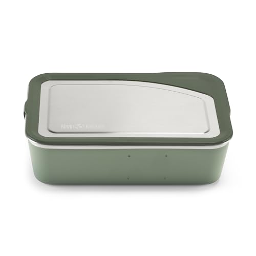 Klean Kanteen Rise Meal Box Brotdose aus Edelstahl in der Farbe Sea Spray, auslaufsicher, 1005ml, 1010623 von Klean Kanteen