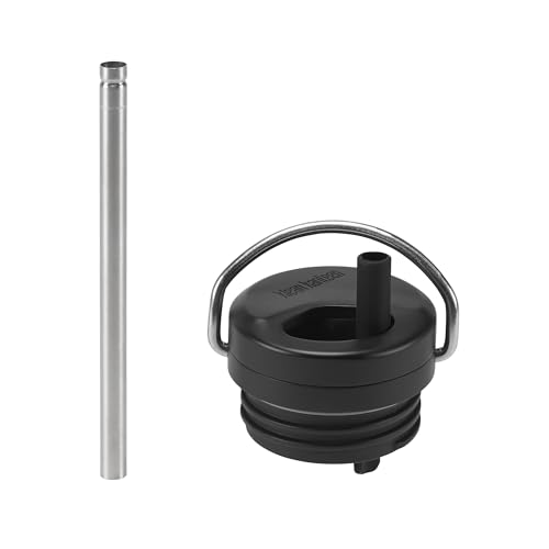 Klean Kanteen TKWide Drehverschluss mit Strohhalm-Set, wiederverwendbarer Strohhalm-Deckel, Premium-Wasserflaschenzubehör, auslaufsicher und spülmaschinenfest, Schwarz Klean Kanteen TKWide Drehverschluss mit Strohhalm-Set, wiederverwendbarer Strohhalm-Deckel, Premium-Wasserflaschenzubehör, auslaufsicher und spülmaschinenfest, Schwarz von Klean Kanteen