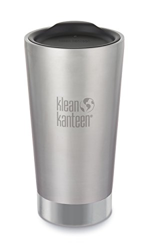 Klean Kanteen Thermo-edelstahlbecher 473 ml Tumbler, Brushed Stainless, 8020096 von Klean Kanteen