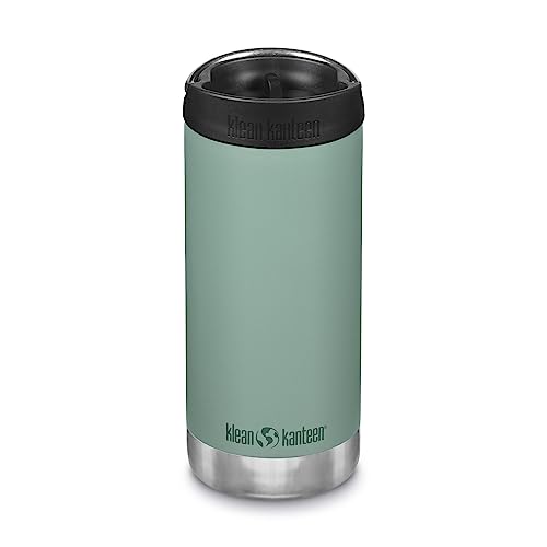 Klean Kanteen Tkwide Thermal mit Café Cap aus Edelstahl in der Farbe Beryl Green, 355ml, 1010098 von Klean Kanteen