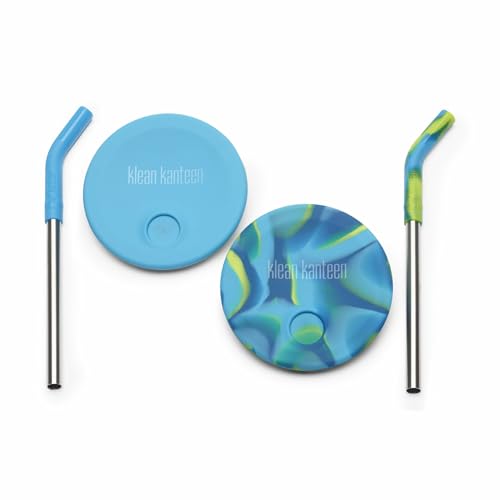 KleanKanteen Kid Cup mit Straw Lid 2er Pack in der Farbe: Blue Tie Dye, aus Silikon, 1010252 KleanKanteen Kid Cup mit Straw Lid 2er Pack in der Farbe: Blue Tie Dye, aus Silikon, 1010252 von Klean Kanteen