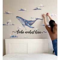 Wandtattoo Wal Xl in Den Für Kinderzimmer Babyzimmer von KlebPlanetDE