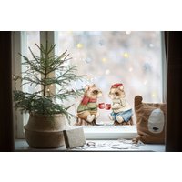 Wandtattoo Weihnachten Mäusefreunde von KlebPlanetDE