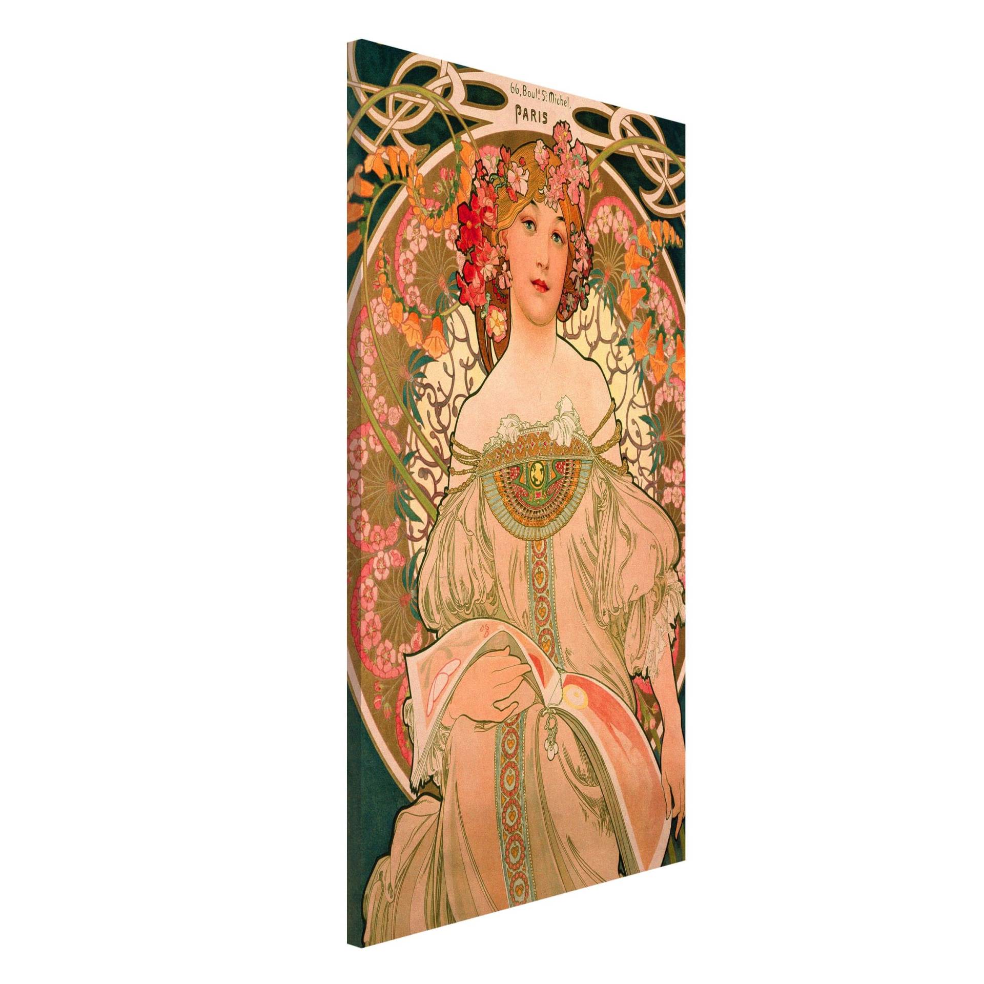 Alfons Mucha - Plakat für F. Champenois von Klebefieber