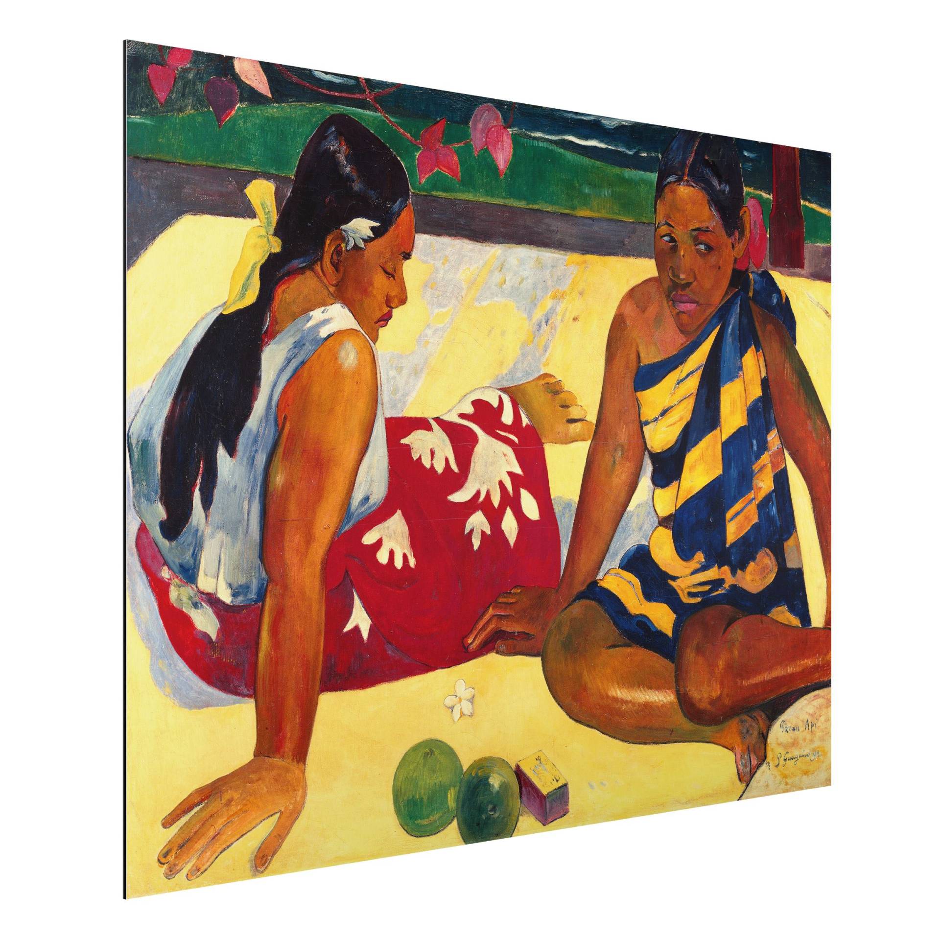 Alu-Dibond Kunstdruck Paul Gauguin - Frauen von Tahiti von Klebefieber