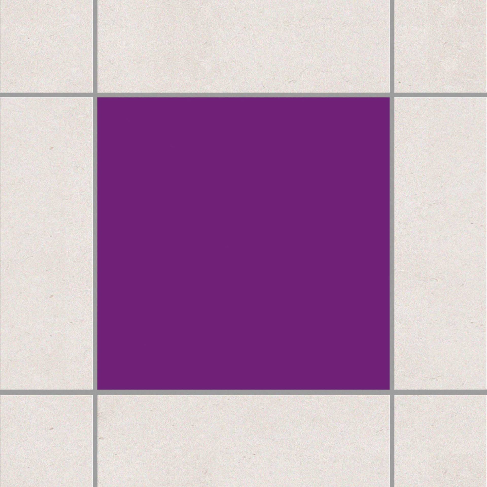 Fliesenaufkleber Colour Purple Violett von Klebefieber