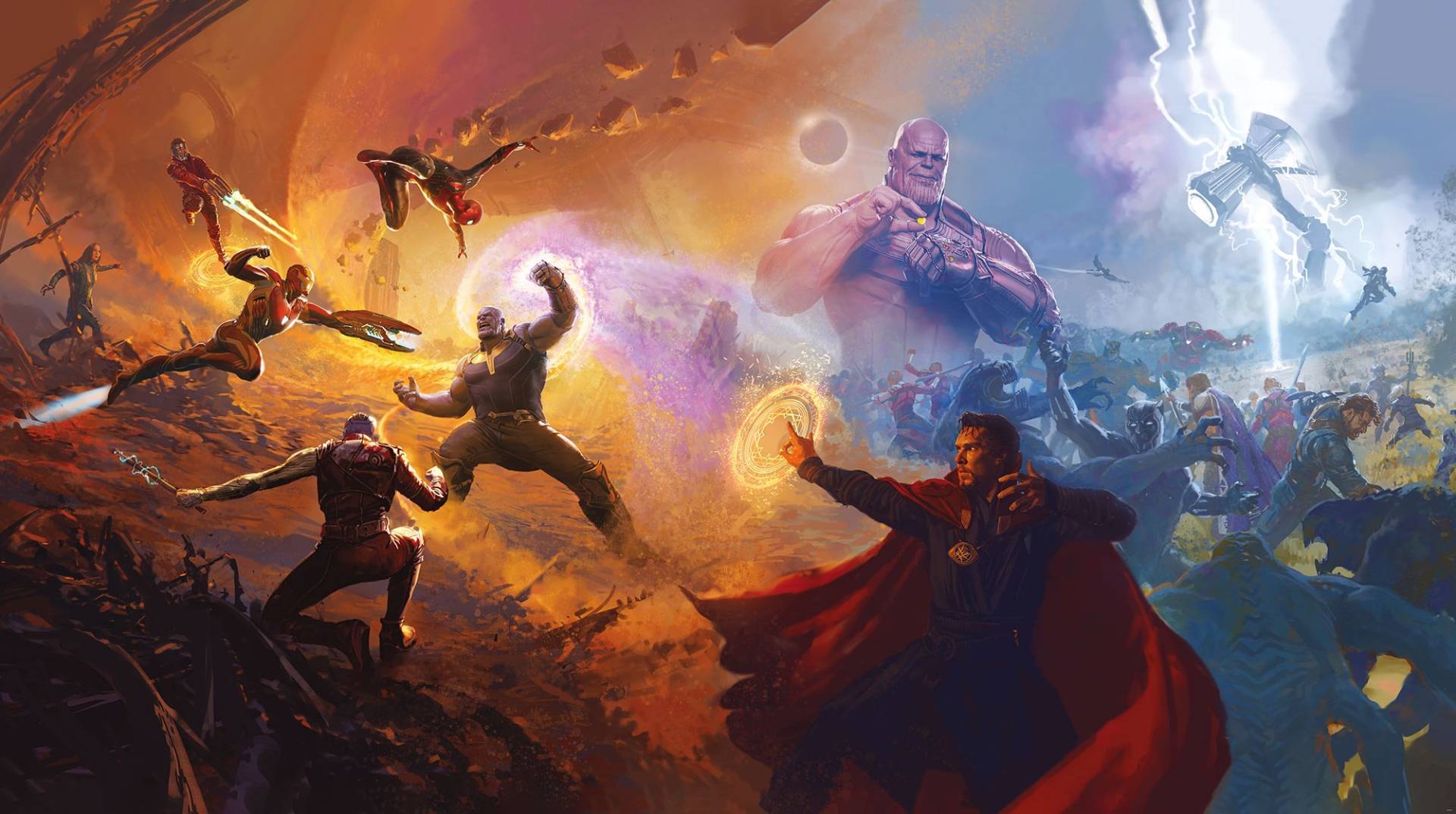Fototapete Avengers Epic Battles Two Worlds von Klebefieber